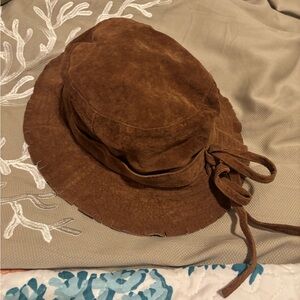 Macy's Brown Suede Hat